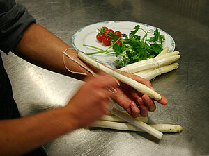 Spargel im Birkenhof