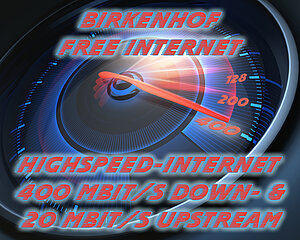 400MBit/s Internet im Birkenhof
