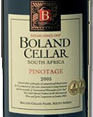 Pinotage “Boland Cellar" 2004