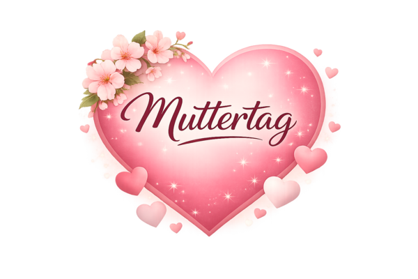 Herz mit Text Muttertag im Birkenhof