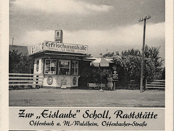 Eislaube und Kiosk Scholl in Mühlheim
