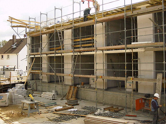 Birkenhof Rohbau vom Anbau 2003